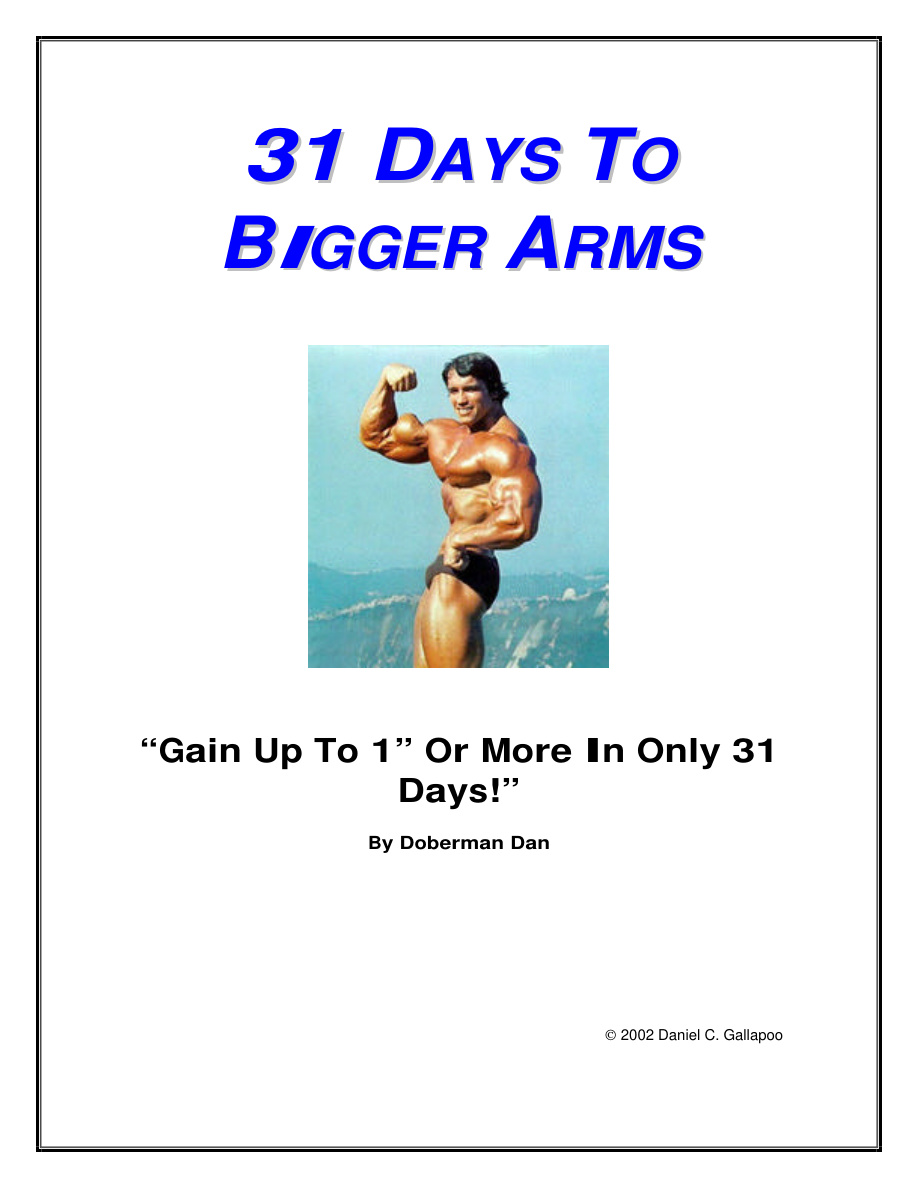 31 Days to Bigger Arms PDF Download