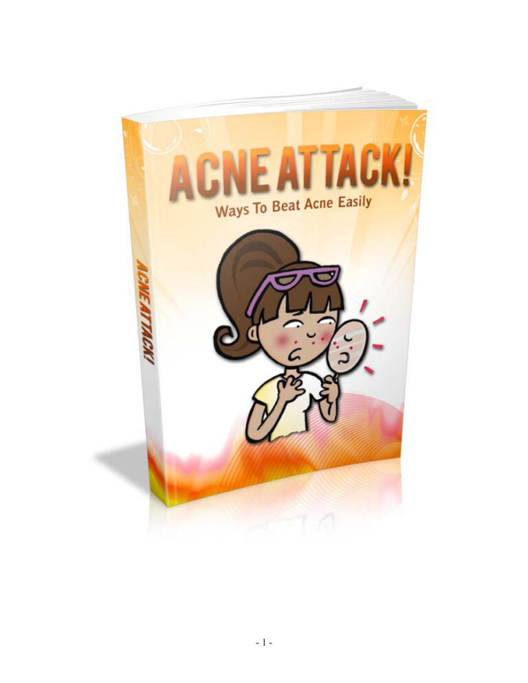 Acne Attack PDF Download – Unknown Author