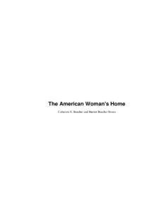 632301520654d the american woman s home Kitap Kapağı
