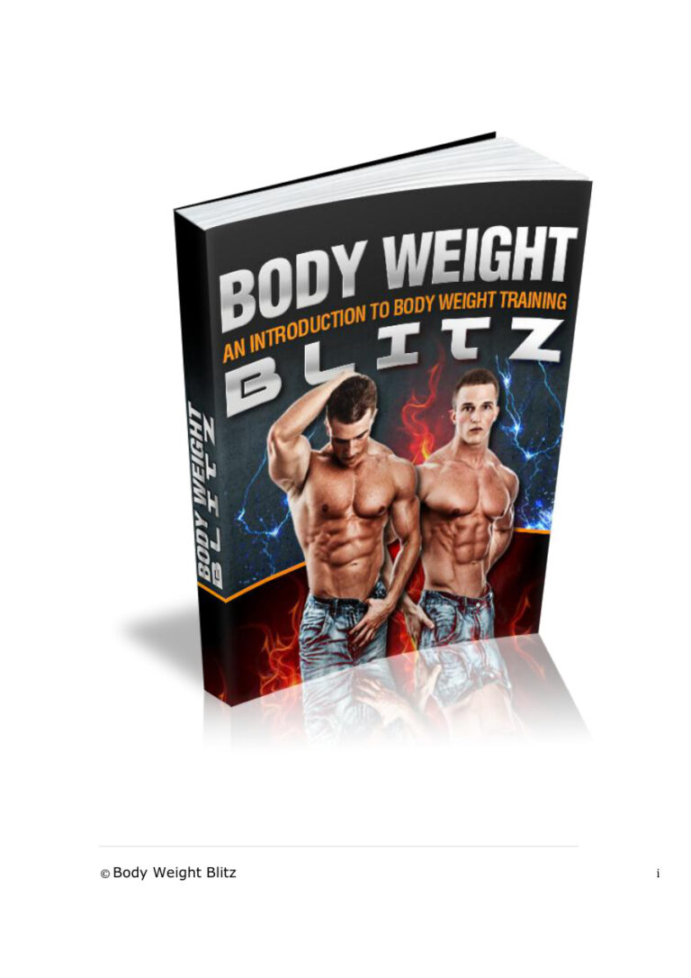 Body Weight Blitz PDF Download – Unknown Author
