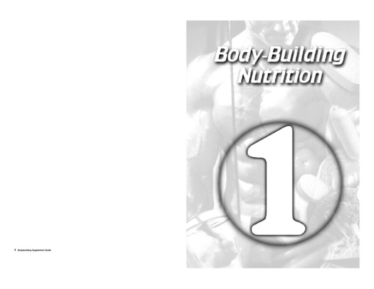 Body Building Nutrition PDF Download – Unknown Author
