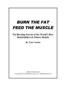 6329ae3950ec6 burn the fat feed the muscle Kitap Kapağı