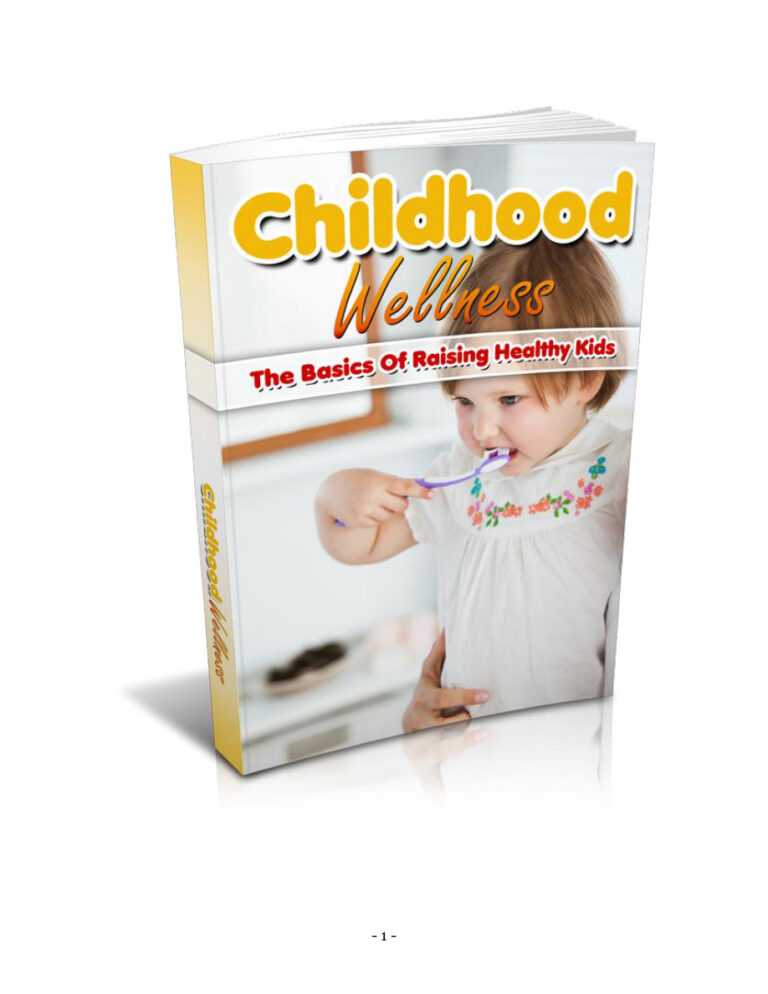 Childhood Wellness PDF Download – Unknown Author