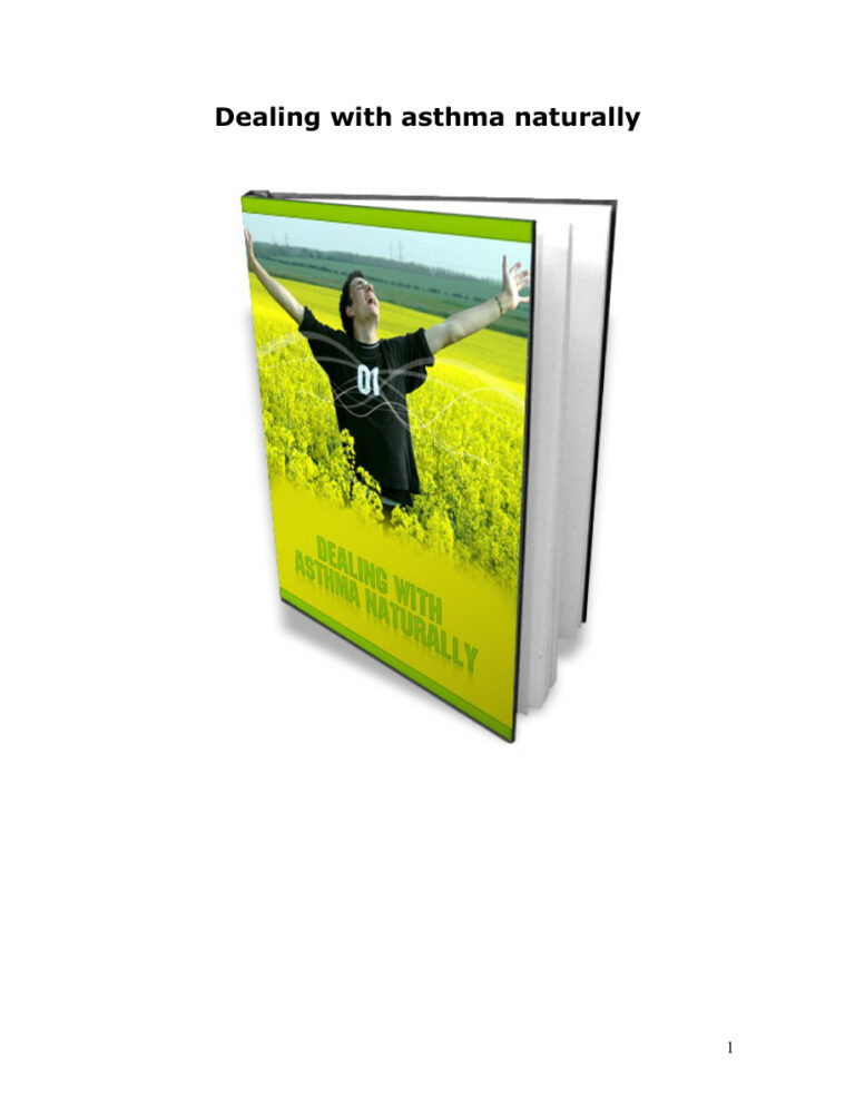 Dealing with Asthma Naturally PDF Download – Unknown Author