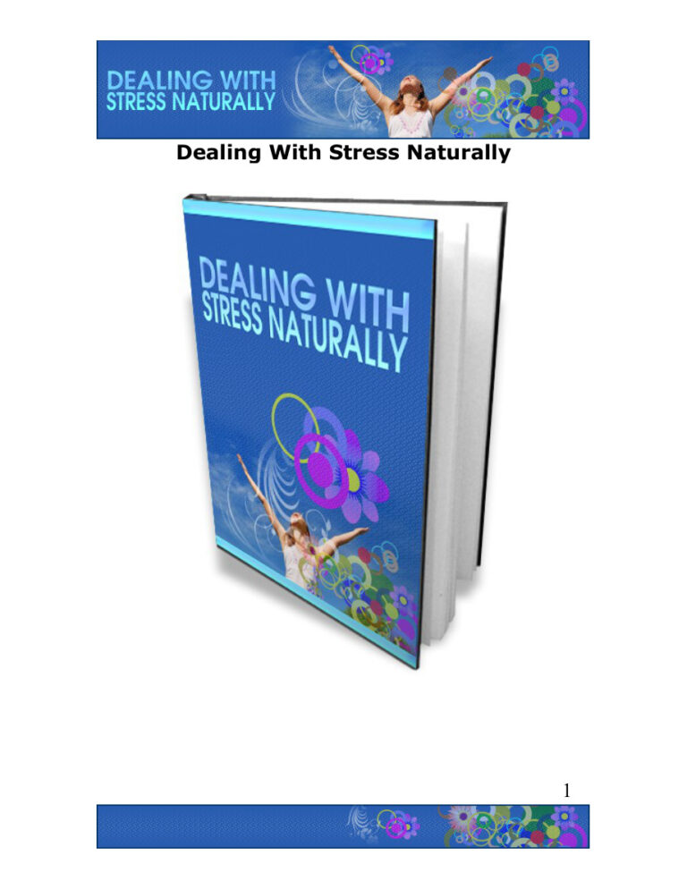 Dealing with Stress Naturally PDF Download – Unknown Author