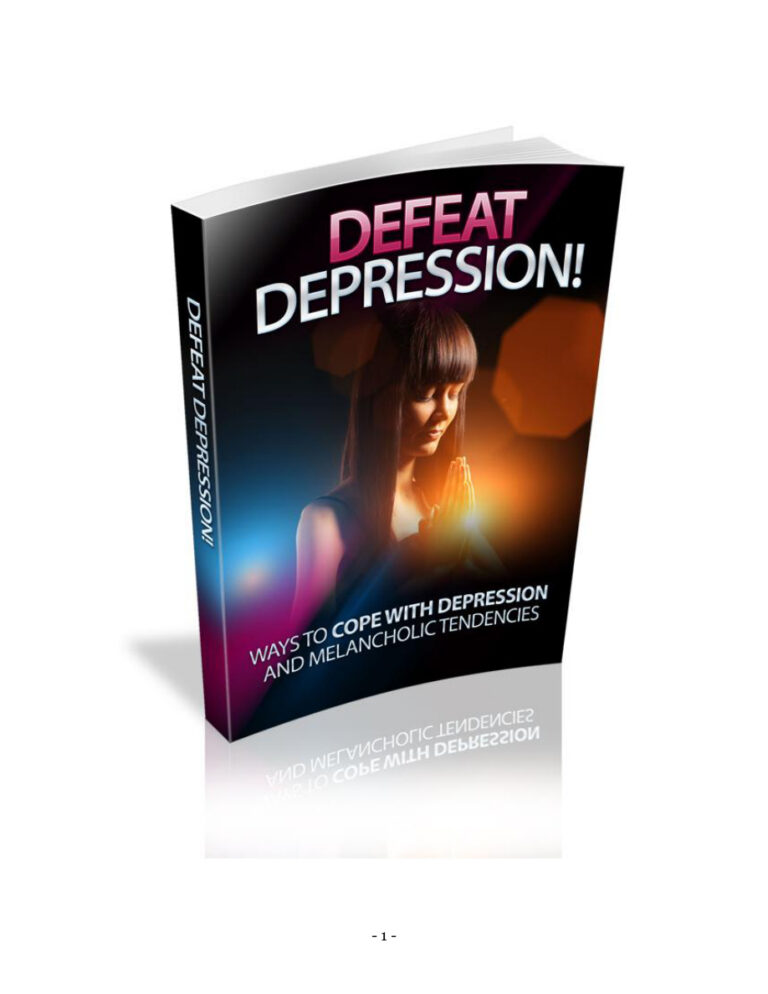Defeat Depression PDF Download – Unknown Author