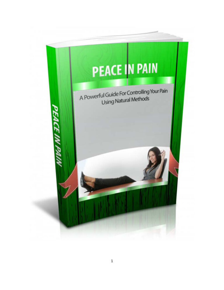 Peace in Pain PDF Download – Unknown Author