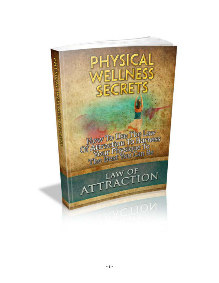 Physical Wellness Secrets PDF Download – Unknown Author