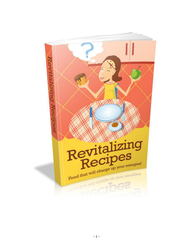 Revitalizing Recipes PDF Download – Unknown Author