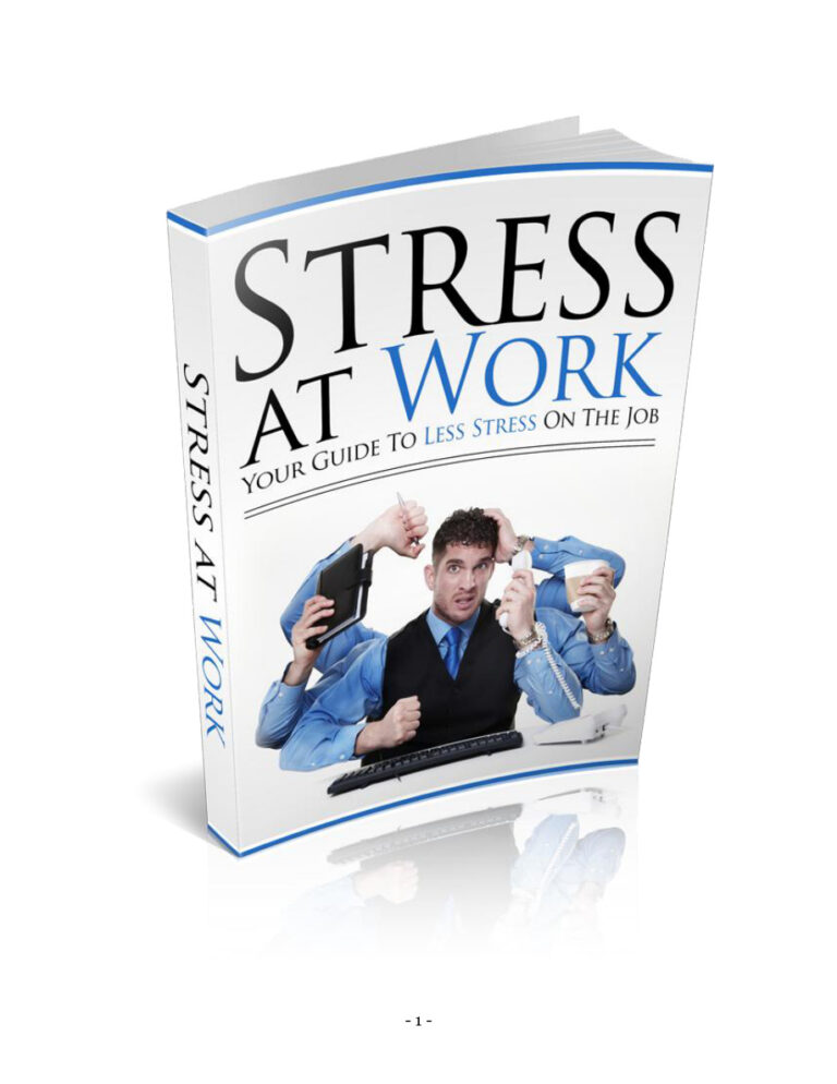 Stress at Work PDF Download – Unknown Author