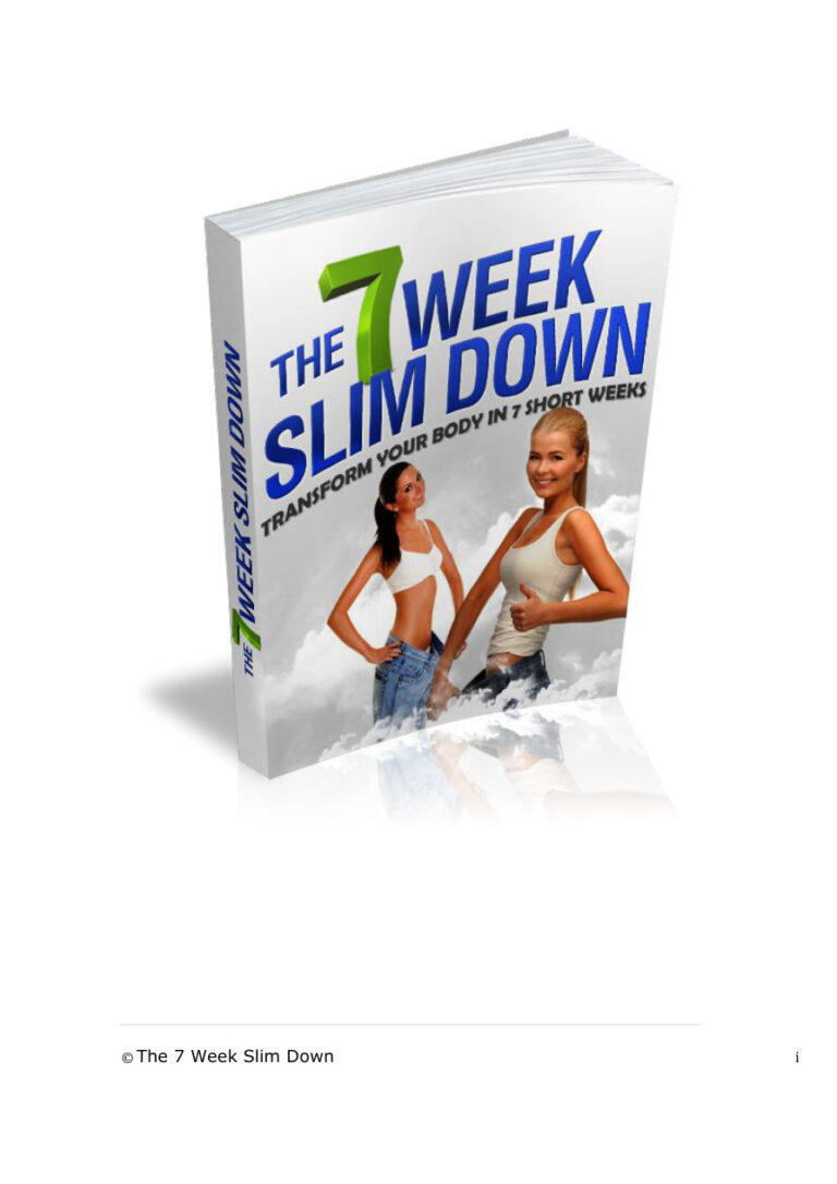 The 7 Week Slim Down PDF Download – Unknown Author