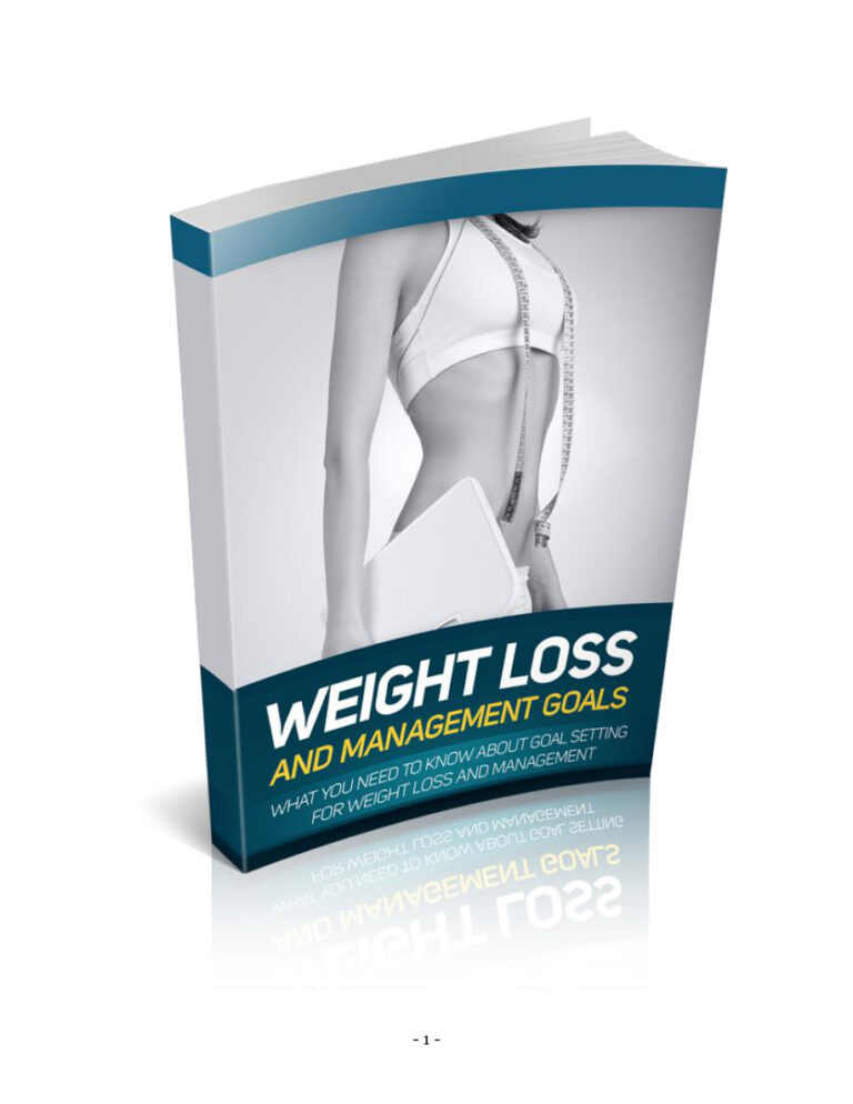 Weight Loss and Management Goals (Edition 1) PDF Download – Unknown Author