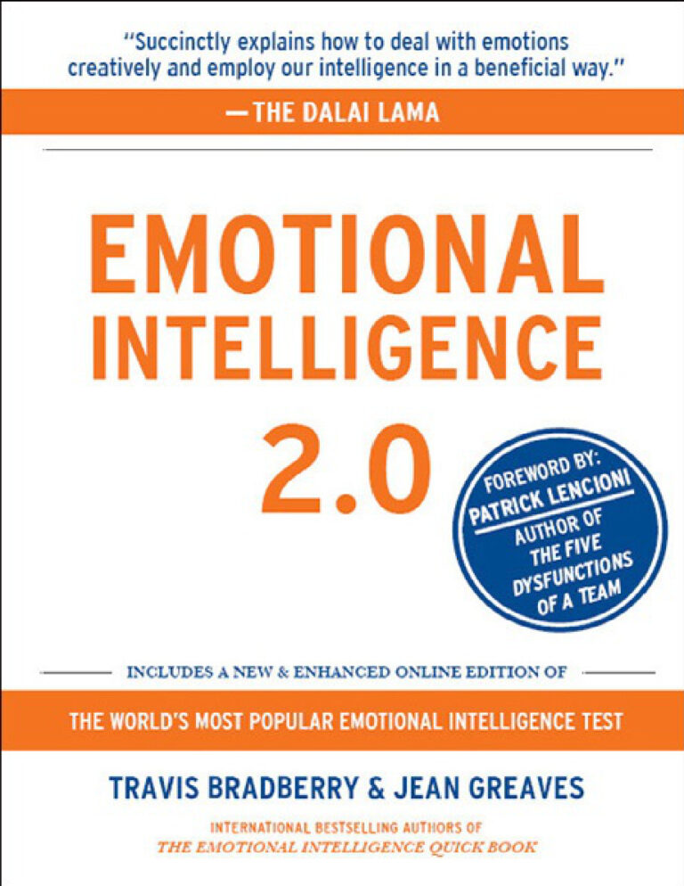 Emotional Intelligence 2.0 PDF Download – Travis Bradberry and Jean Greaves