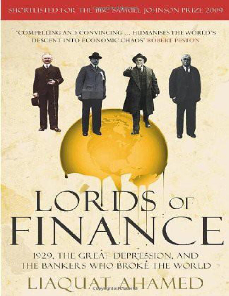 Lords of Finance PDF Download – Liaquat Ahamed