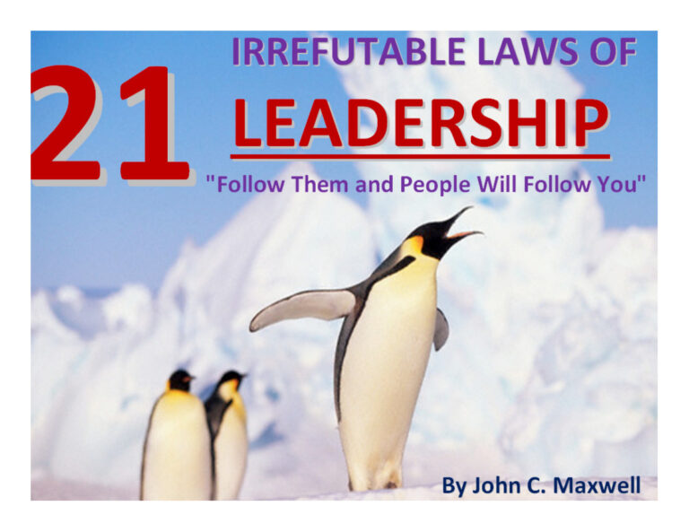 21 Irrefutable Laws PDF Download – John C. Maxwell