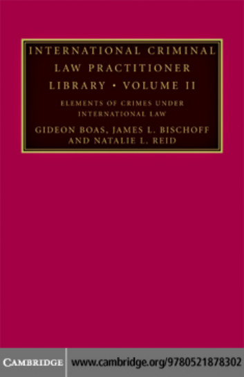 635a6cba8cc29 international criminal law practitioner library Kitap Kapağı