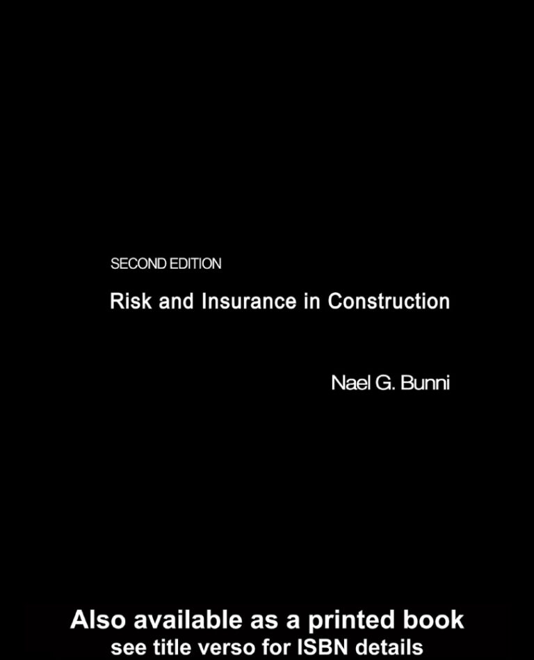 Risk and Insurance in Construction PDF Download – Unknown Author
