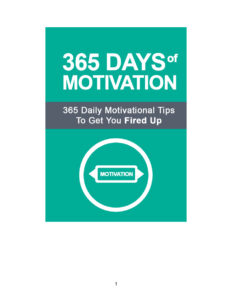 6363ce8629df7 365 days to motivation Kitap Kapağı