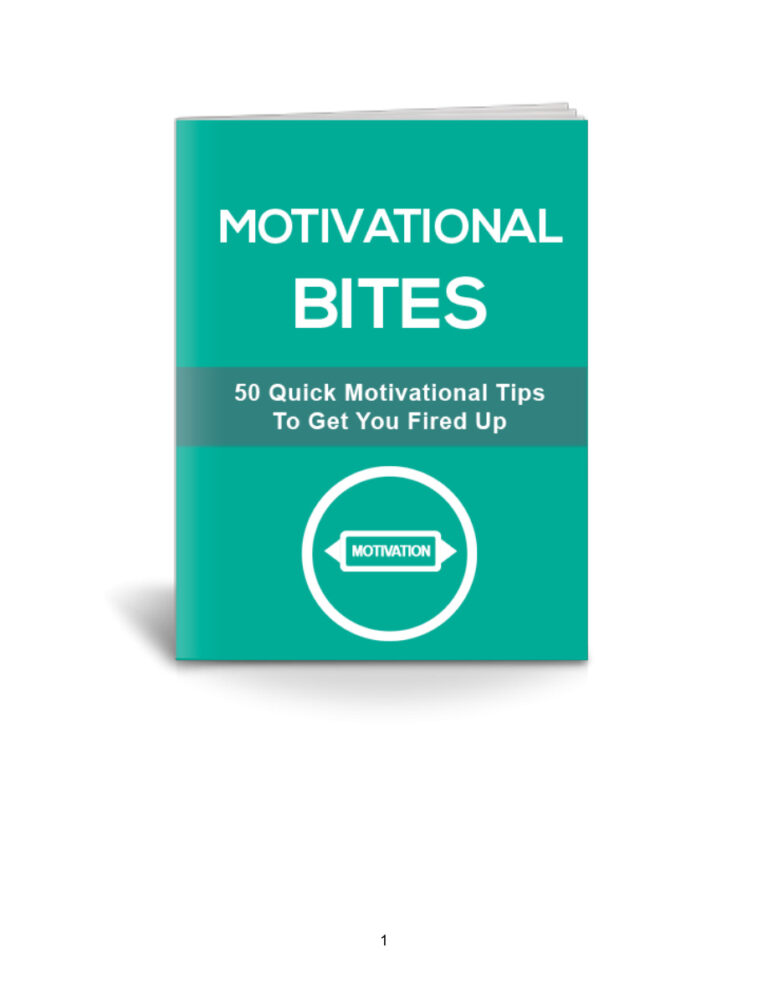 Motivational Bites PDF Download – Unknown Author