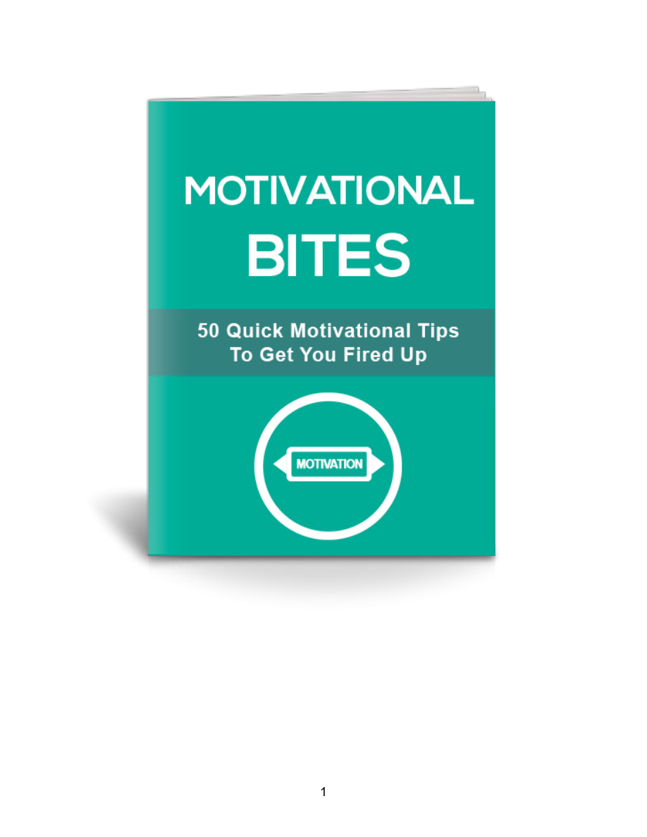 Motivational Bites PDF Download