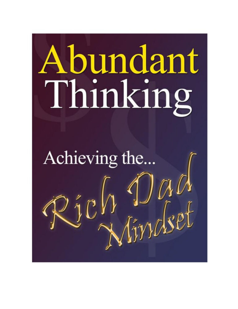 Abundant Thinking PDF Download – Unknown Author