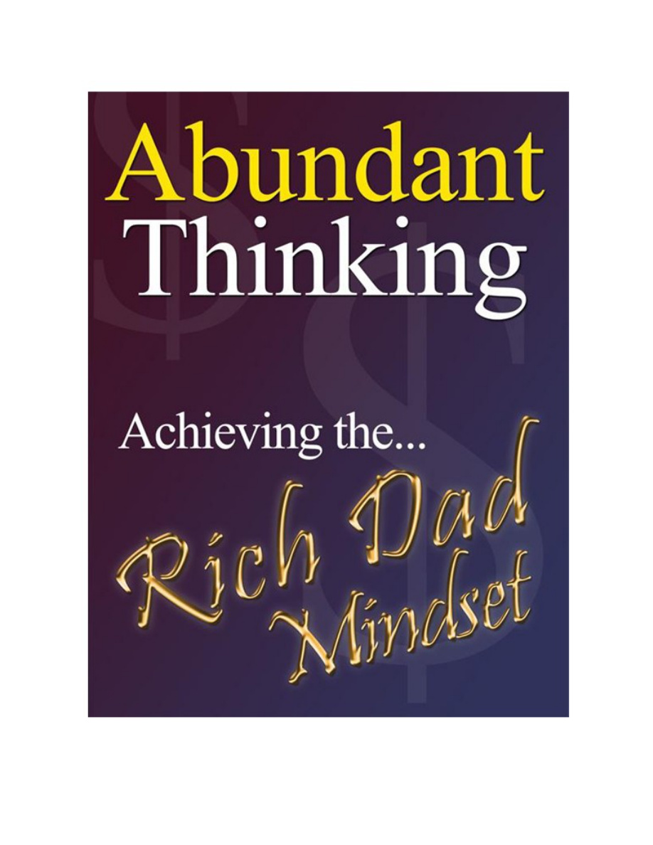 Abundant Thinking PDF Download