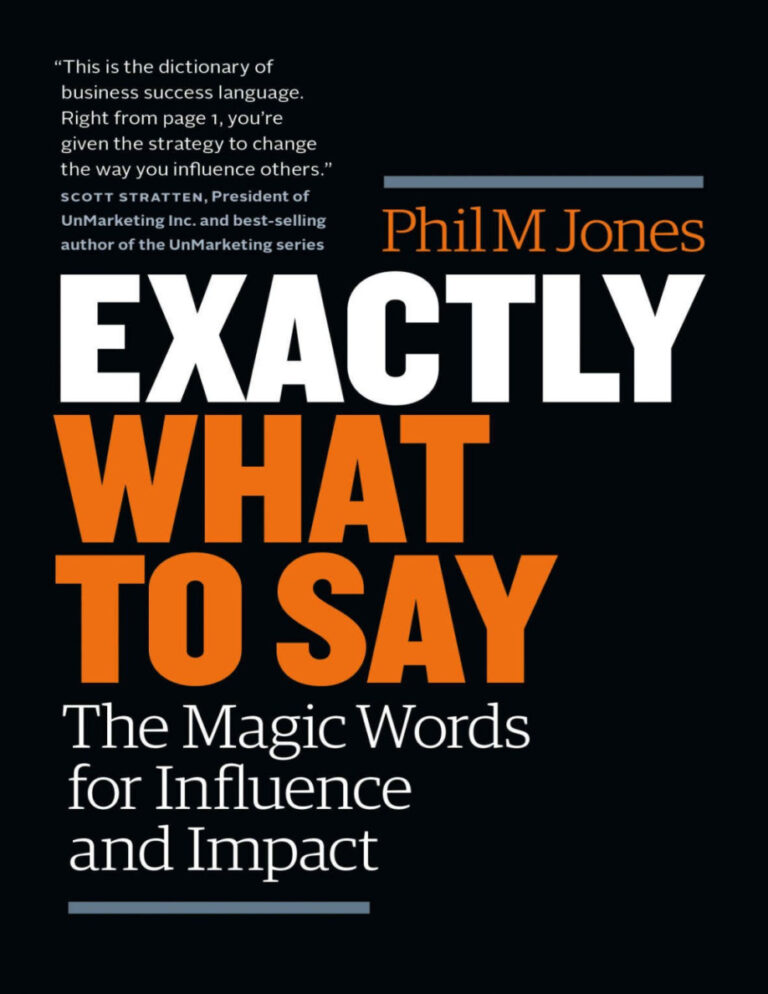 Exactly What to Say PDF Download – Phil M. Jones