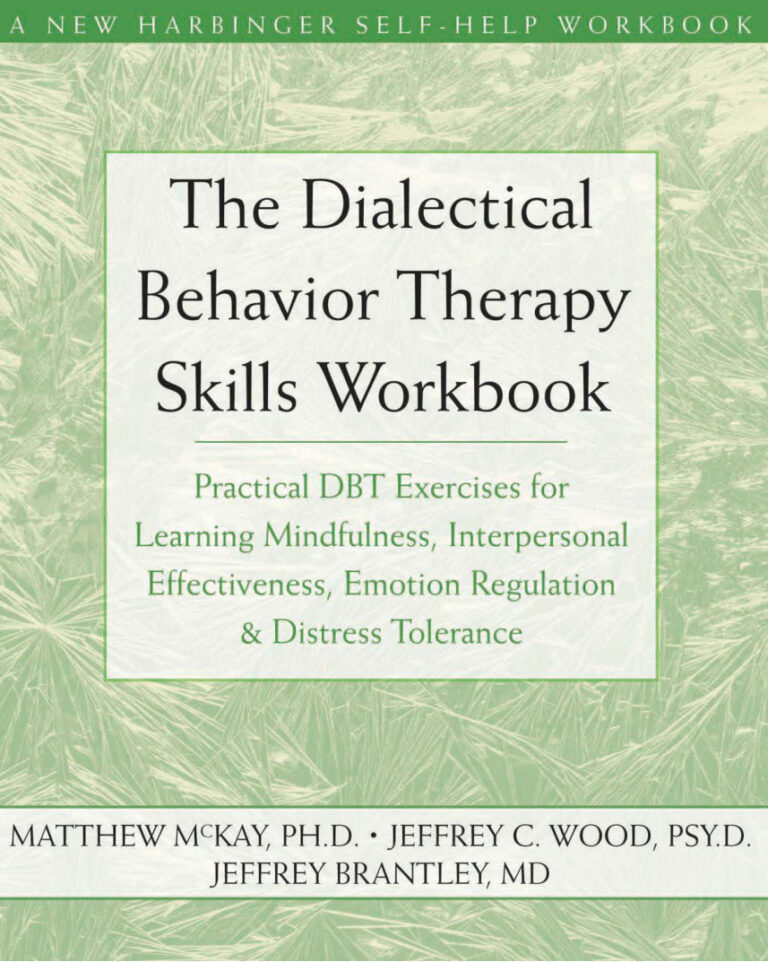 The Dialectical Behavior Therapy Skills Workbook for Anxiety PDF Download – Alexander L. Chapman, Kim L. Gratz, and Matthew T. Tull