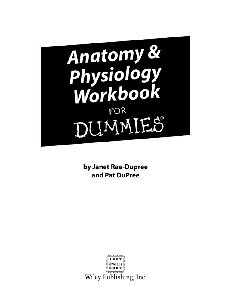 Anatomy Physiology Workbook PDF Download – Unknown Author