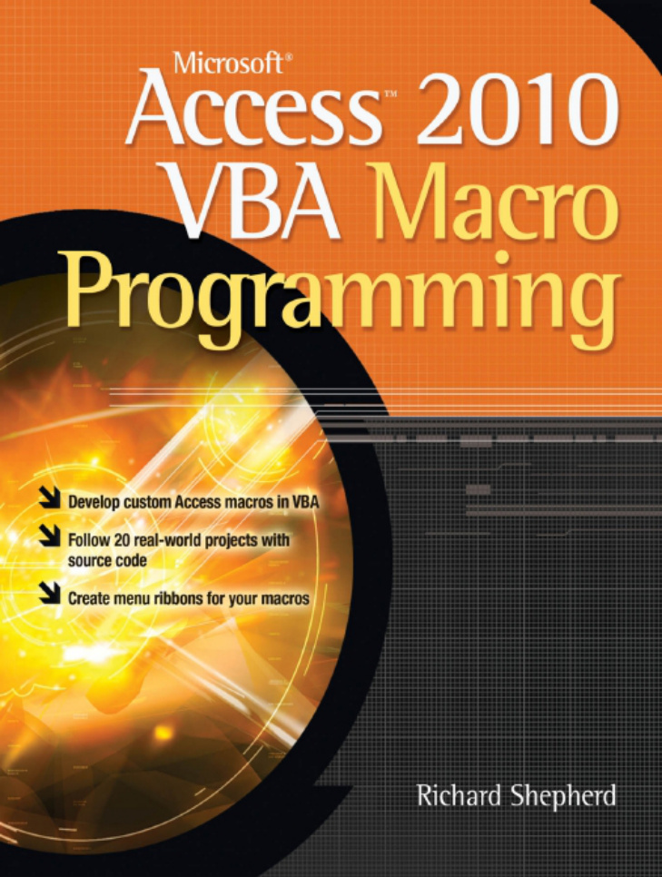Microsoft Access VBA Macro Programming PDF Download – Richard Shepherd