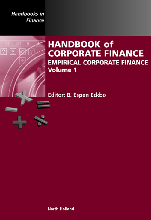 Handbook of Corporate Finance: Empirical Corporate Finance (Volume 1) PDF Download – Unknown Author