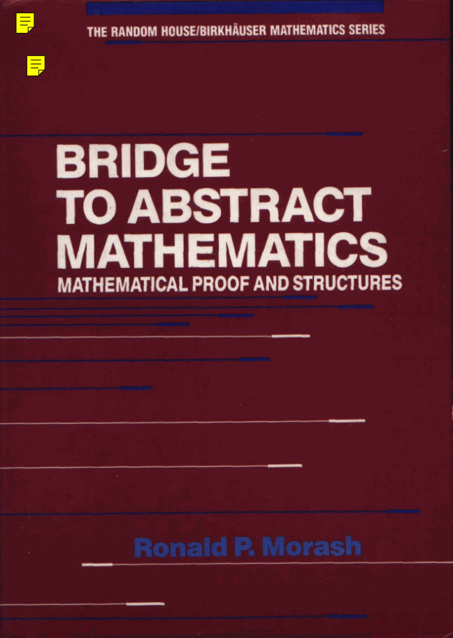 Bridge to Abstract Mathematics PDF Download – Ronald P. Morash