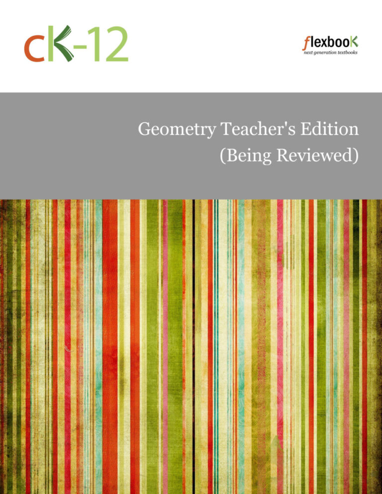 Geometry: Teacher’s Edition PDF Download – Unknown Author