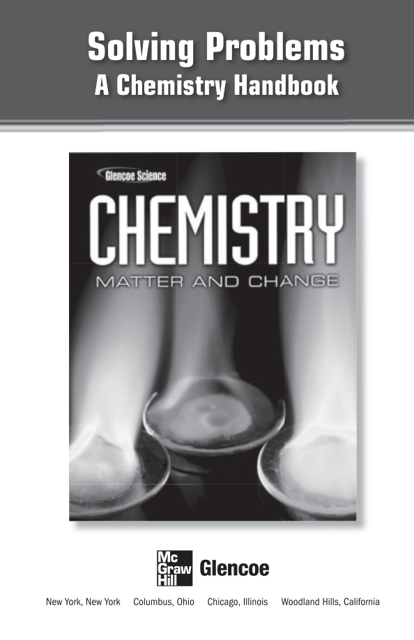 Solving Problems: A Chemistry Handbook PDF Download – Unknown Author