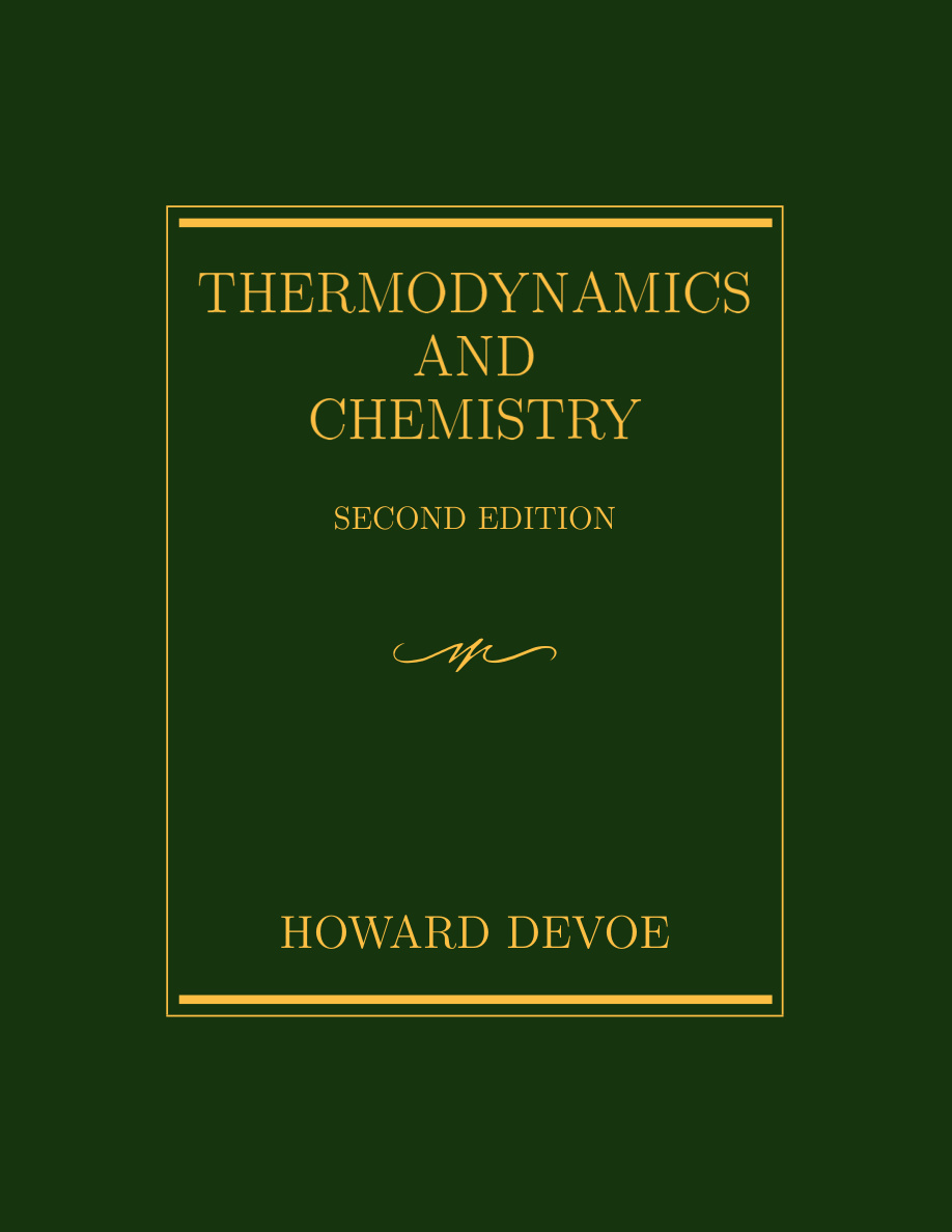 Thermodynamics and Chemistry PDF Download