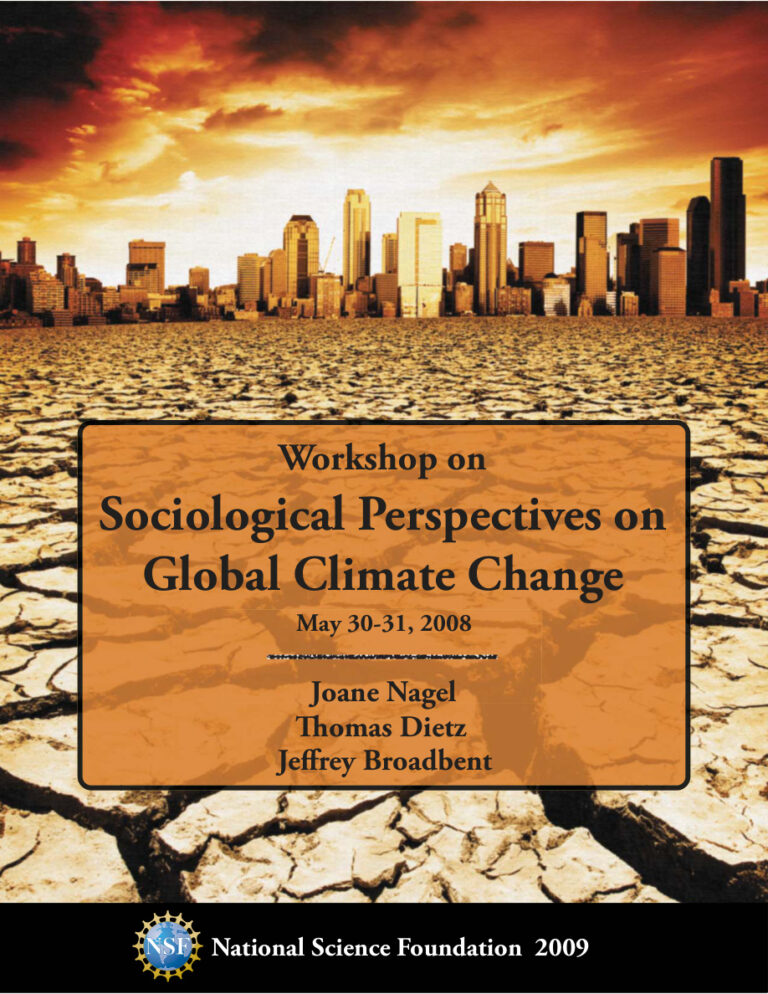 Sociological Perspectives on Global Climate Change PDF Download – Unknown Author