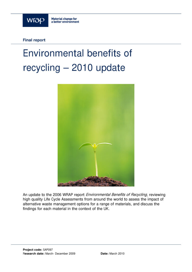 Environmental Benefits of Recycling PDF Download – Unknown Author