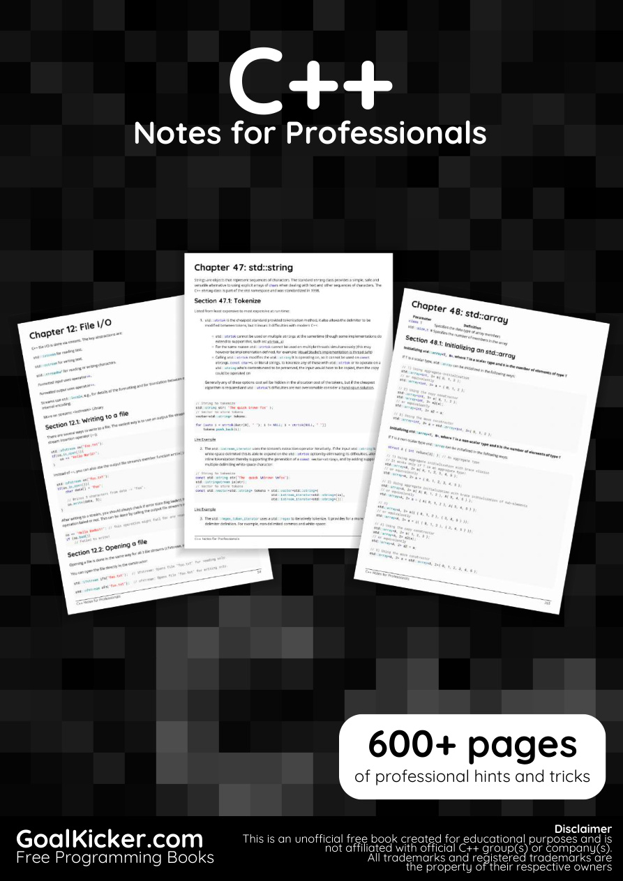 C# Notes for Professionals PDF Download