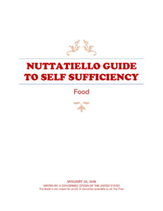 65f7376de3845 nuttatiello guide to self sufficiency food Kitap Kapağı
