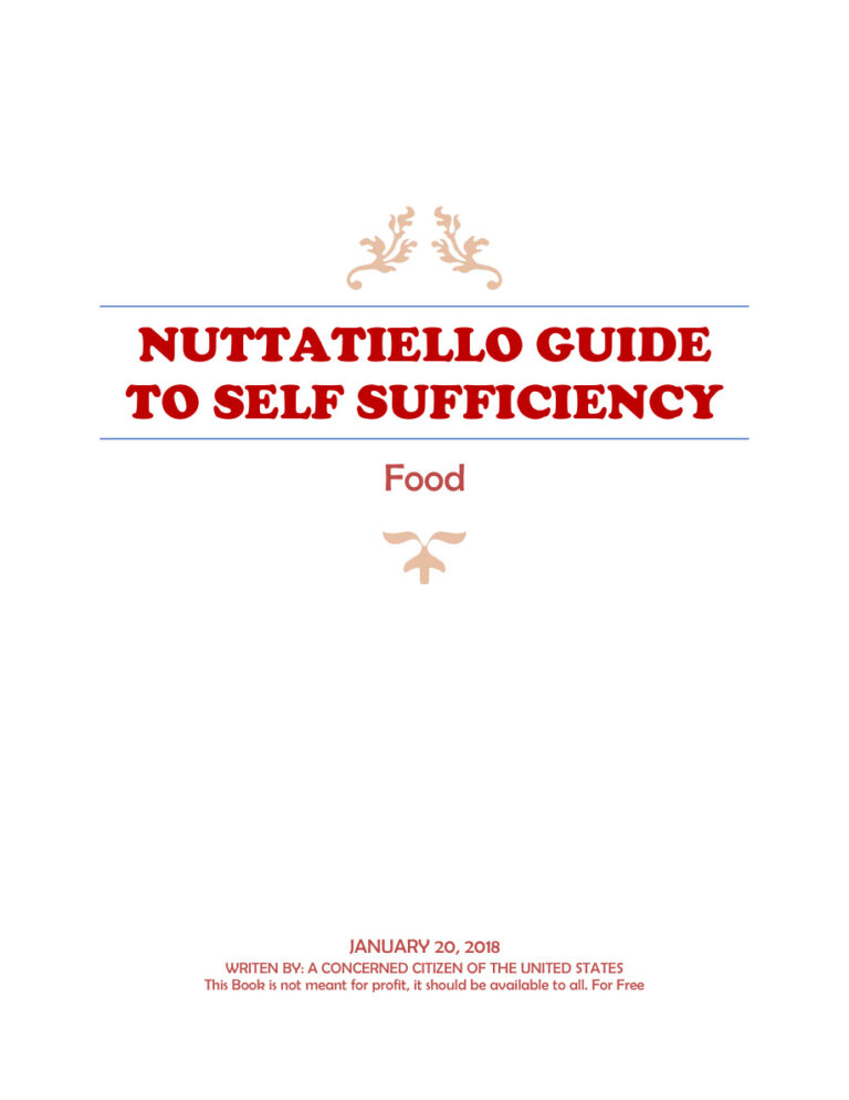 65f7376de3845 nuttatiello guide to self sufficiency food Kitap Kapağı