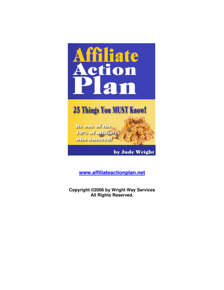 Affiliate Action Plan PDF Download – Unknown Author