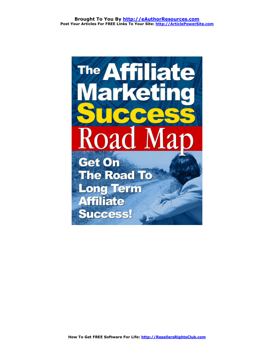 The Affiliate Marketing Success Road Map (Edition 1) PDF Download