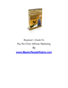 6658312a20db8 beginner s guideto pay per click affiliate marketing Kitap Kapağı