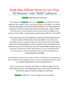6658379196171 build ebay affiliate stores in less than 30 minutes Kitap Kapağı
