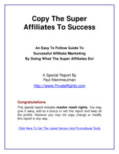 66585bf9ae65e copy the super affiliates to success Kitap Kapağı
