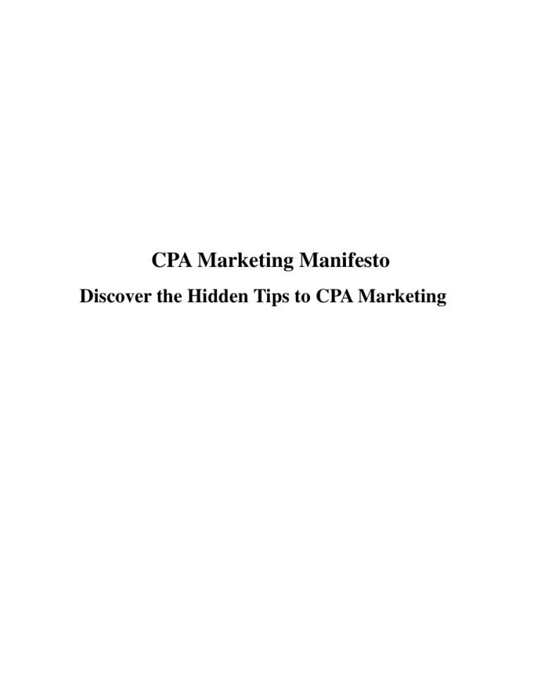 CPA Profits Blueprint PDF Download – Unknown Author