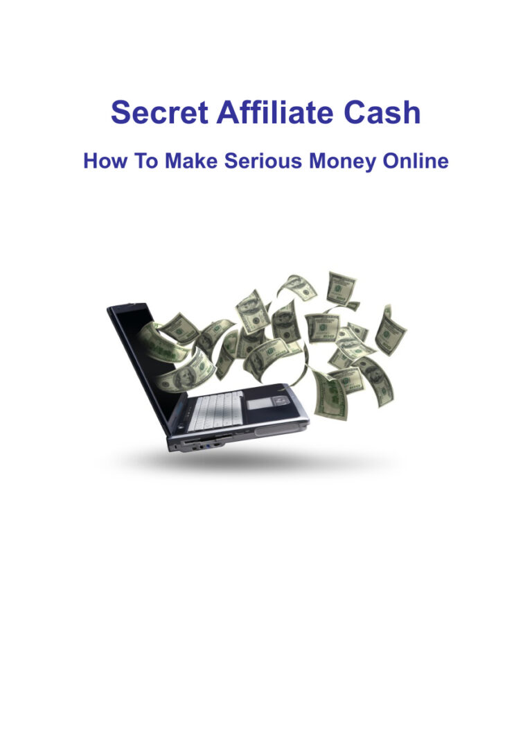 Secret Affiliate Cash PDF Download – Unknown Author