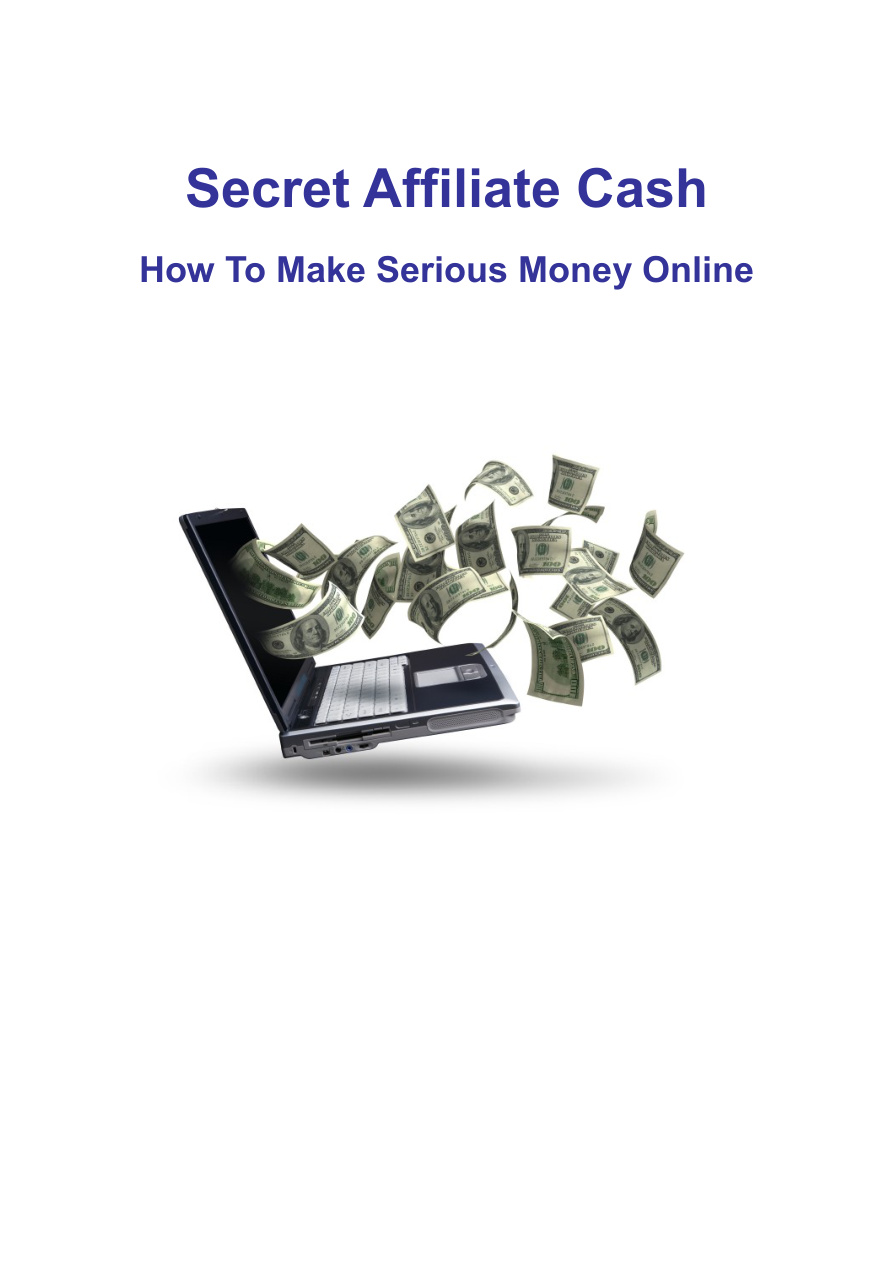Secret Affiliate Cash PDF Download