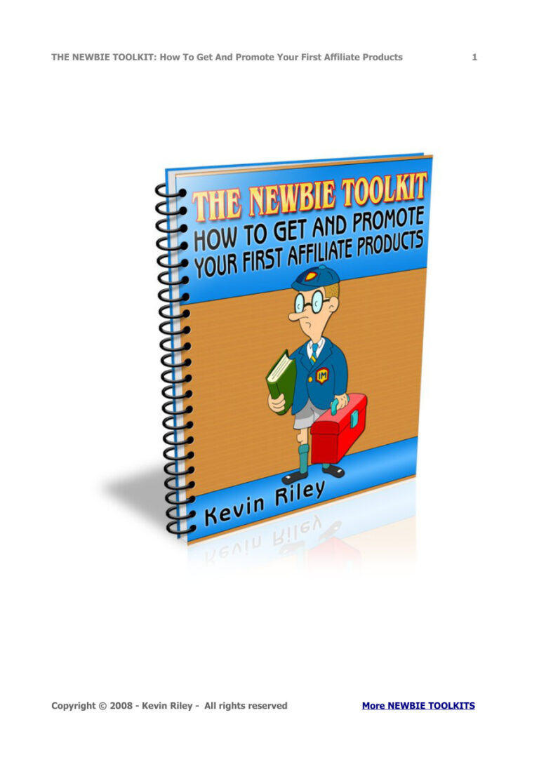 How to Get and Promote Your First Affiliate Products PDF Download – Unknown Author