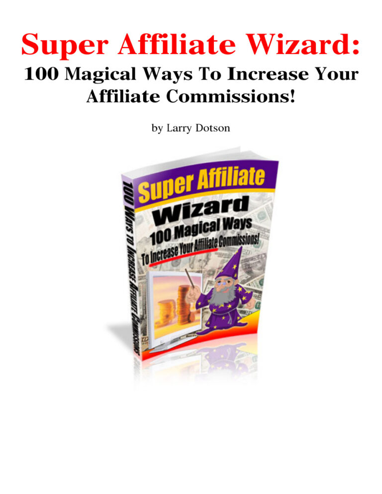 Super Affiliate Wizard PDF Download – Unknown Author